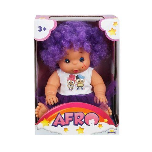 Çocuk 20040 Afro Kıvırcık Saçlı Bebek 23 cm -Sunman