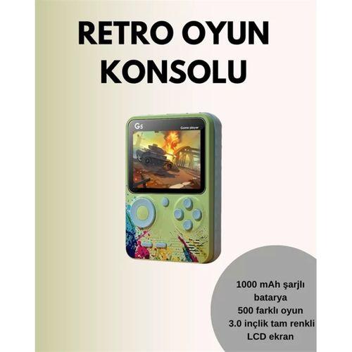 Tv Bağlantılı 500 Oyunlu Mini Gameboy Konsol