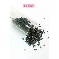 Kesme Cam Boncuk 2mm - 60 Gram - Parlak Alacalı - BNC352