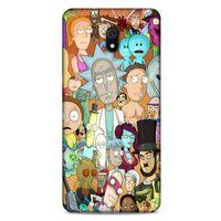 Xiaomi Redmi 8A Uyumlu Kılıf Rick And Morty (35) Fit Design Kılıf Cop Rick
