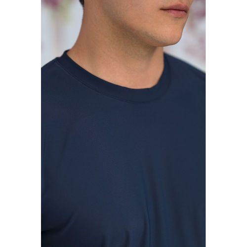 Slimfit Lyocell Kumaş Likralı Küçük Armürlü Bisiklet Yaka T-shirt