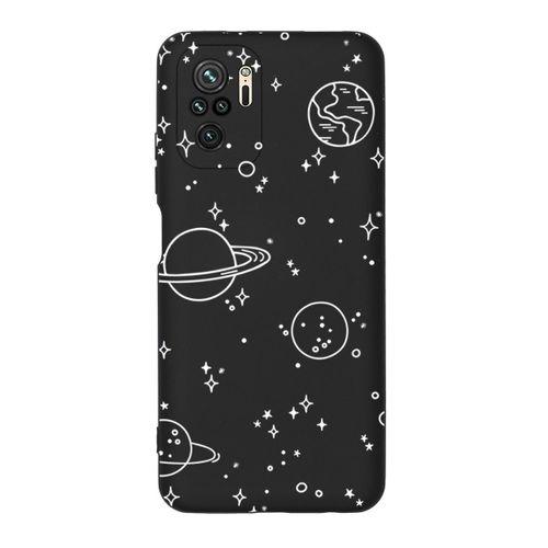 Redmi Note 10 Galaxy Desenli Premium Silikonlu Telefon Kılıfı