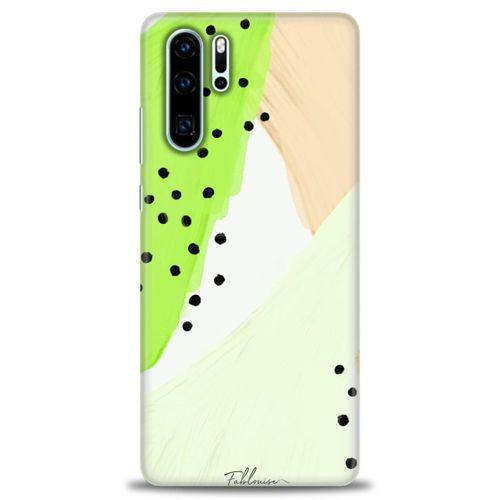 Huawei P30 Pro Kılıf HD Baskılı Kılıf - Fıstık Yeşili + Tam Ekran Koruyucu