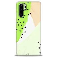 Huawei P30 Pro Kılıf HD Baskılı Kılıf - Fıstık Yeşili + Tam Ekran Koruyucu