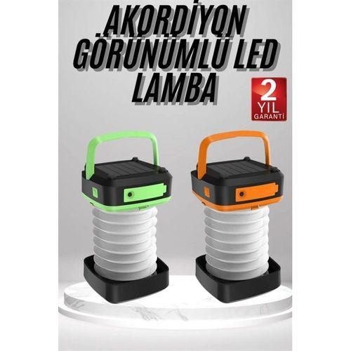 Kamp Feneri Lambası Solar Güneş Enerji Portatif Işıldak