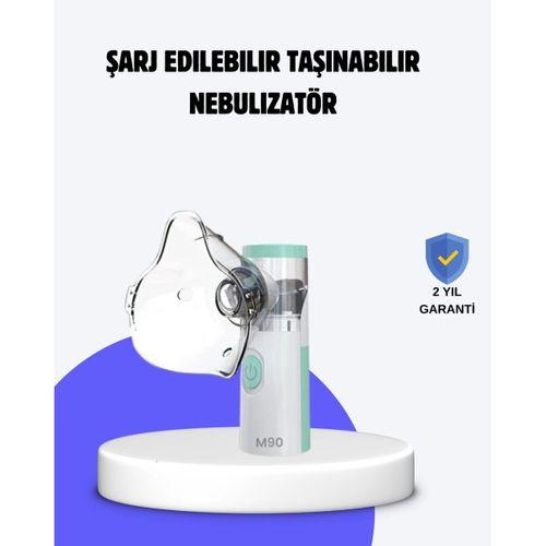 Cep Tipi Şarjlı Nebulizatör Ultrasonik Buhar Makinesi