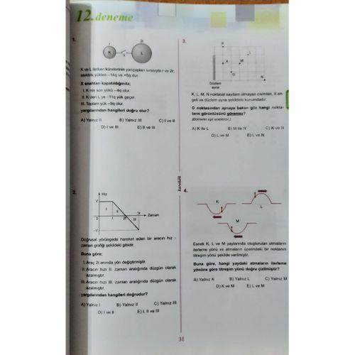 KAREKÖK YAYINLARI YKS 1. OTURUM TYT FİZİK DENEMELERİ