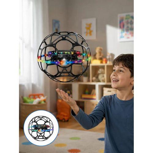 Led Işıklı Futbol Topu Mini Drone Akıllı Sensörlü El Kontrollü