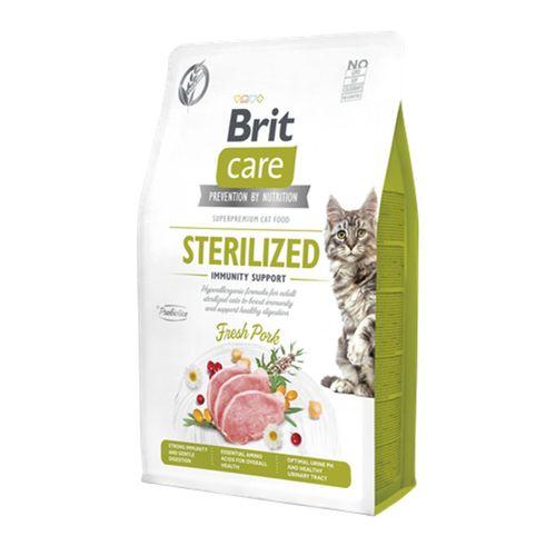 Brit Care Kısırlaştırılmış Kediler İçin, Tahılsız, Hipoalerjenik, Domuz Etli Kuru Mama 2 kg