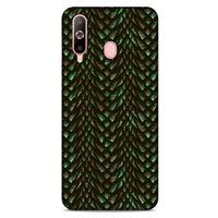 Samsung Galaxy A60 Kılıf Dragons (3) Kapak Ejderha Cilt Yeşil