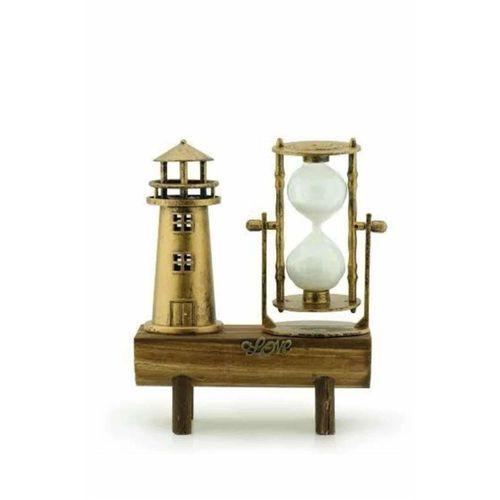 Eyfel Kulesi Ve Deniz Feneri Dekoratif Masa Biblosu Hediyelik
