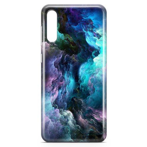 Samsung Galaxy A70 Kılıf Renk Kasırgası Arka Kapak Koruma Desenli Full Koruyucu