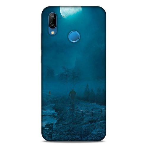 Lopard Huawei P20 Lite Uyumlu Kılıf Gece'S (45) Liquid Air Kılıf Turkuaz