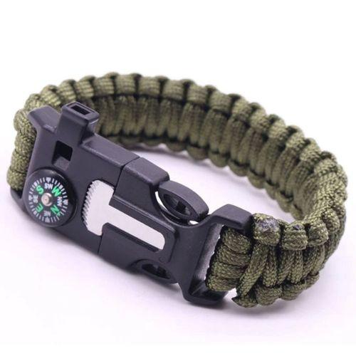 Eğitici Oyuncak Survival Kamp Bileklik  Düdük Çok Amaçlı