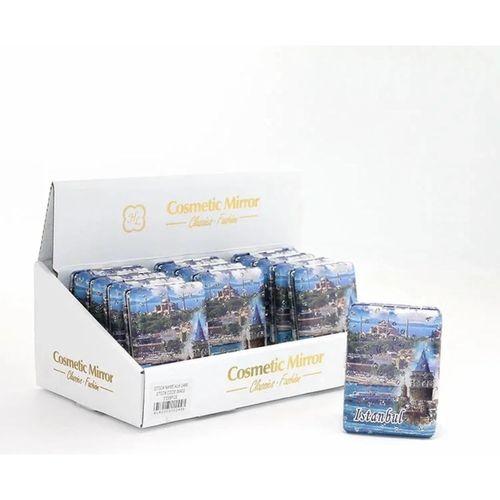 Taşlı İstanbul Tasarımı El Aynası Kalın Alk2486