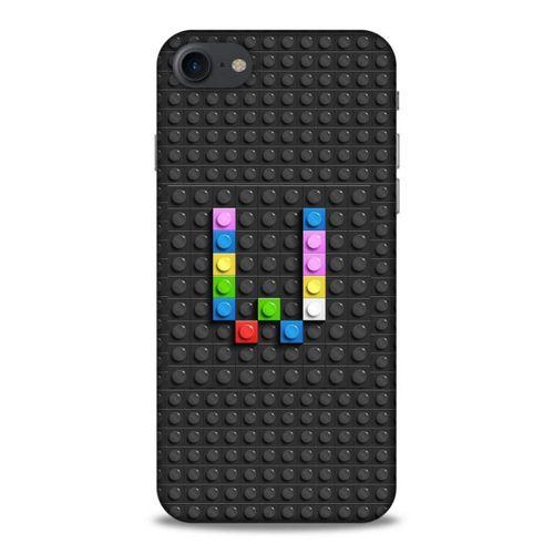 Lopard Apple Iphone 7 Uyumlu Kılıf BloX (39) Liquid Crystal Kılıf W Harfi