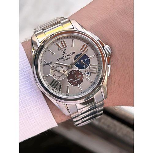 Daniel Klein Erkek Kol Saati 30 Metre Suya Dayanıklı Çelik Kordon + VS.BLKT.0664