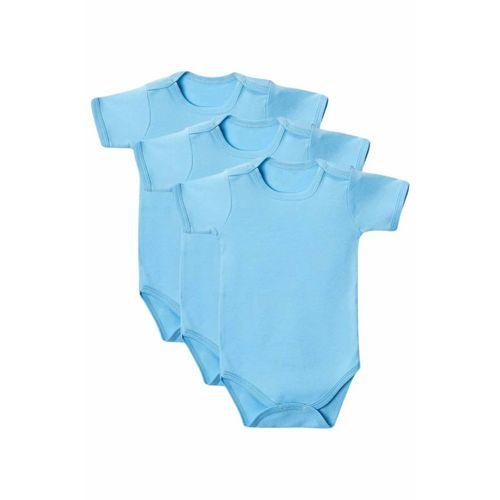 Mavi Yarım Kol Body Zıbın 2-7 YAŞ Çocuklar İçin (3 ADET) Alttan Çıtçıtlı Özel Gereksinimli