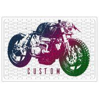 Moto Custom Motorsiklet Puzzle 240 Parça Yapboz