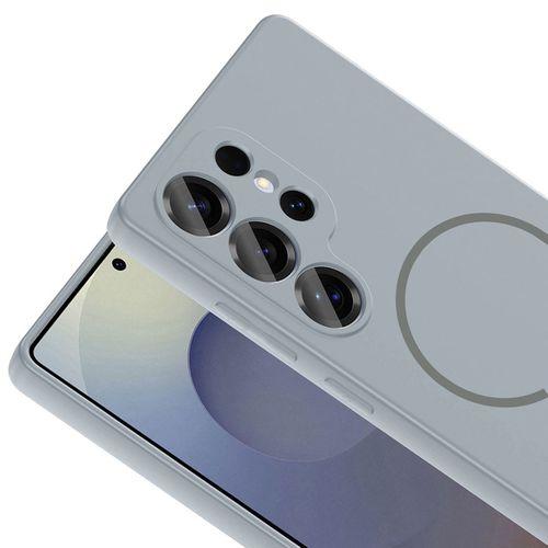 Galaxy S24 Ultra Kılıf M-safe Şarj Özellikli Zore Meta Kapak