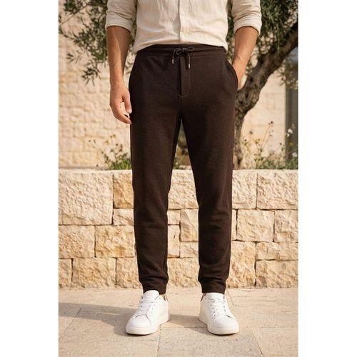 Herbert Nova Pike Kumaş Regular Fit Jogger Erkek Pantolon- Kahve