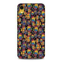 Lopard Apple iPhone XR Uyumlu Kılıf Soyut Sanat (27) Baskılı Tasarımlı Kılıf