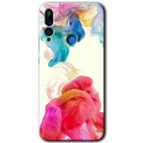 Huawei P Smart Z Kılıf HD Desen Baskılı Arka Kapak - Gökkuşağı Color