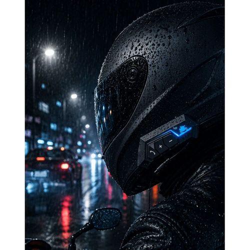 Kablosuz Motosiklet Kask Kulaklığı Bluetooth Mikrofonlu Sürüş Sistemi