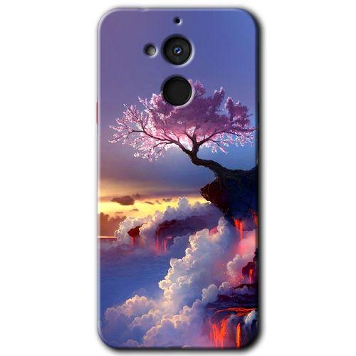 GM 8 Kılıf HD Desen Baskılı Arka Kapak - Wash Red Wall + Kırılmaz Cam