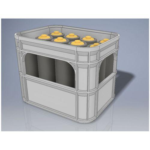 Pil Kutu AA Mignon Kutusu Yığılabilir 3D Baskı (Bu ürün Sadece Plastik parçadır - Almadan Önce Soru Sorabilirsiniz)