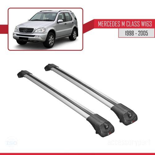 Mercedes M Class (W163) 1998-2005 Arası ile uyumlu ACE-1 Ara Atkı Tavan Barı GRİ