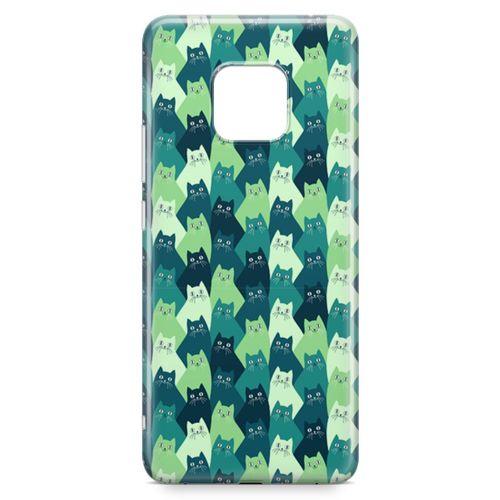 Huawei Mate 20 Pro Kılıf Birmanya Kedileri Arka Kapak Koruma Desenli Full Koruyucu