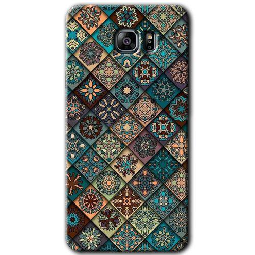 Samsung Galaxy Note 5 Kılıf HD Desen Baskılı Arka Kapak - Mandala Desen