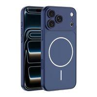 Apple iPhone 16 Pro Kılıf Zore M-Safe Şarj Özellikli Kamera Korumalı Spark Kapak