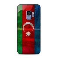 Samsung Galaxy S9 Uyumlu Kılıf Azarbaijan (43) Thin Fit Kılıf Bayrak Manzara