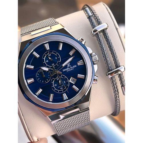 Daniel Klein Hasır Kordon İtalyan Tasarım Bileklik Hediyeli 2 Yıl Garantili Erkek Kol Saati E14234.6