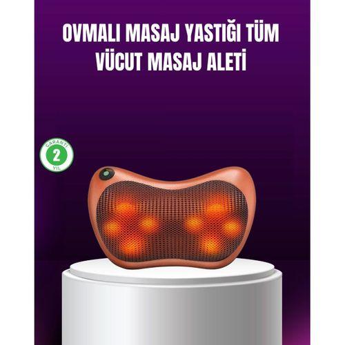 Ergonomik Derin Yoğurmalı Boyun Bel Sırt Masaj Cihazı Priz Çakmak Girişli