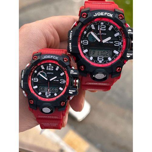 Joefox Digital Ve Analog Çiftlere Özel 2 Yıl Garantili 3 Atm Suya Dayanıklı Çift Kol Saati JE.CFT.05