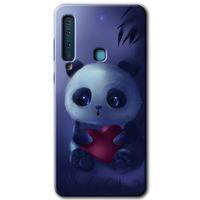 Galaxy A9 2018 Kılıf HD Desen Baskılı Arka Kapak - Bebek Panda