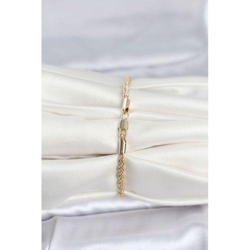 CM 14K Gold Renk Burgu Model Kadın Bileklik