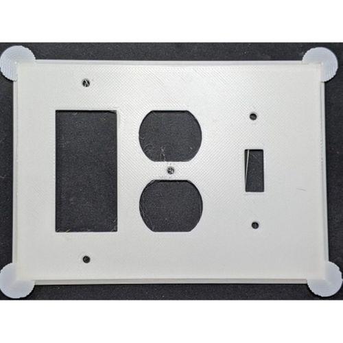 3 Gang Toggle Duplex Decora Junior Jumbo (Bu ürün Sadece Plastik parçadır - Almadan Önce Soru Sorabilirsiniz)