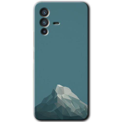 Potkal Hediye Fabrikası Vivo V23 5G Kılıf HD Desen Baskılı Arka Kapak - Alone Mountain