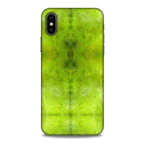 Mermer Desenli (31) Tema TPU Kılıf Fıstık Yeşili Apple iPhone XS Kılıf