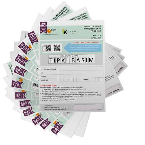 2026 YDS Almanca ÖSYM Tıpkı Basım Çıkmış Soru Deneme Paketi 12li Fasikül SETİ