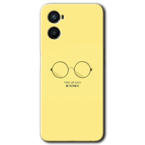 Potkal Hediye Fabrikası Oppo Reno 3 Kılıf HD Baskılı Desen + Hayalet Cam Yandan Görünmez