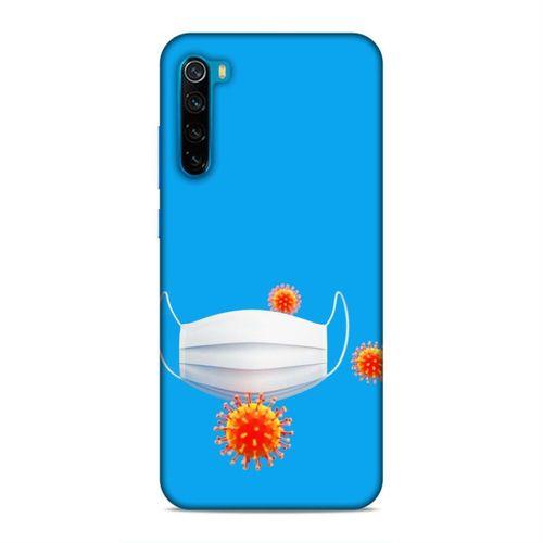 Xiaomi Redmi Note 8T Kılıf Maske Ve Virusler Arka Kapak Silikon Koruma Full Koruyucu