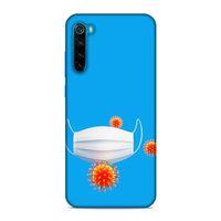 Xiaomi Redmi Note 8T Kılıf Maske Ve Virusler Arka Kapak Silikon Koruma Full Koruyucu