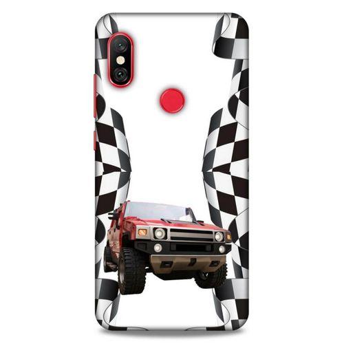 Lopard Xiaomi Redmi Note 6 Pro Uyumlu Kılıf PickUpX (24) Darbe Emici Kılıf Kırmızı Hummel