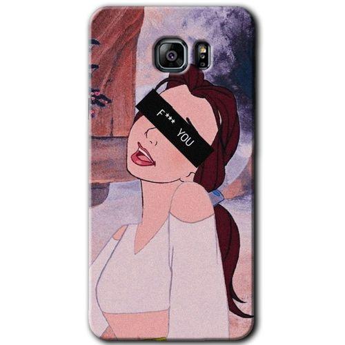 Galaxy Note 5 Kılıf HD Desen Baskılı Arka Kapak - Bad Girl