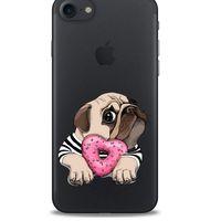 Zoologix (3) Apple iPhone SE 2020 Şeffaf Kılıf Silikon Desenli